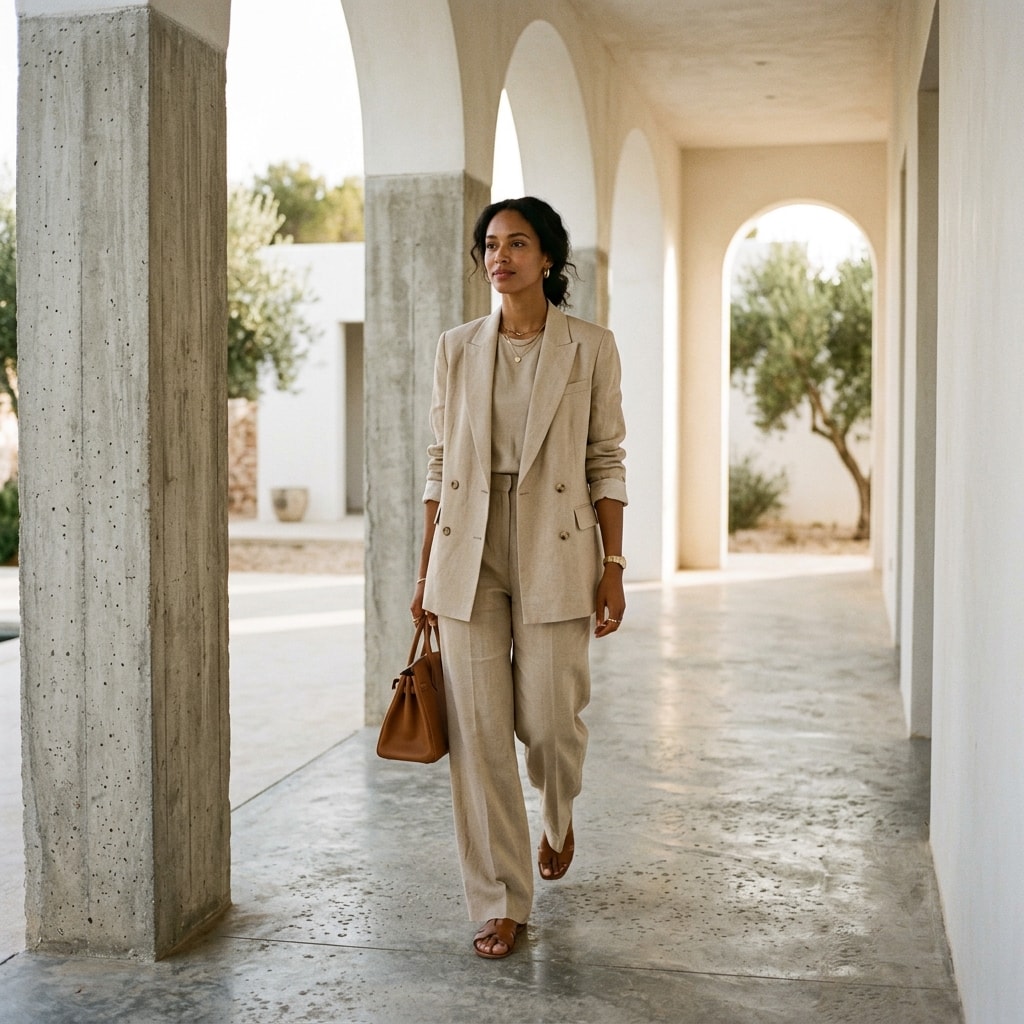 Aria Linen Co-Ord Campaign Image